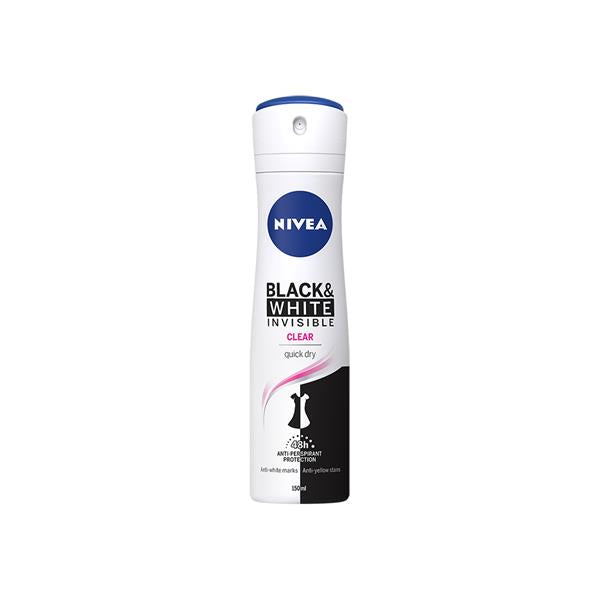 Nivea Invisible Black & White Clear Spray 250ML