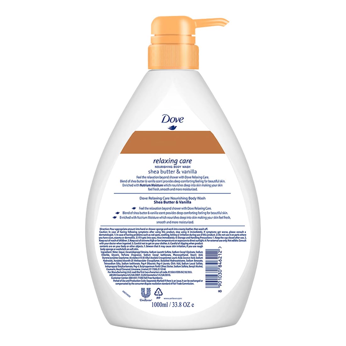 DOVE BW 1L - SHEA BUTTER