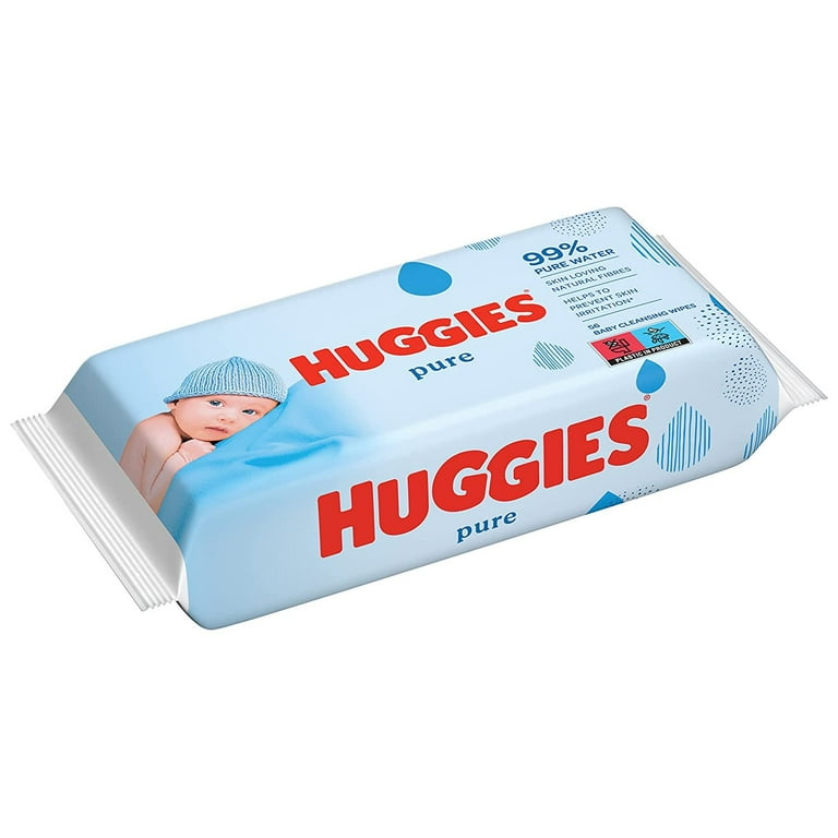 HUGGIES WIPES 64's X 12 PURE