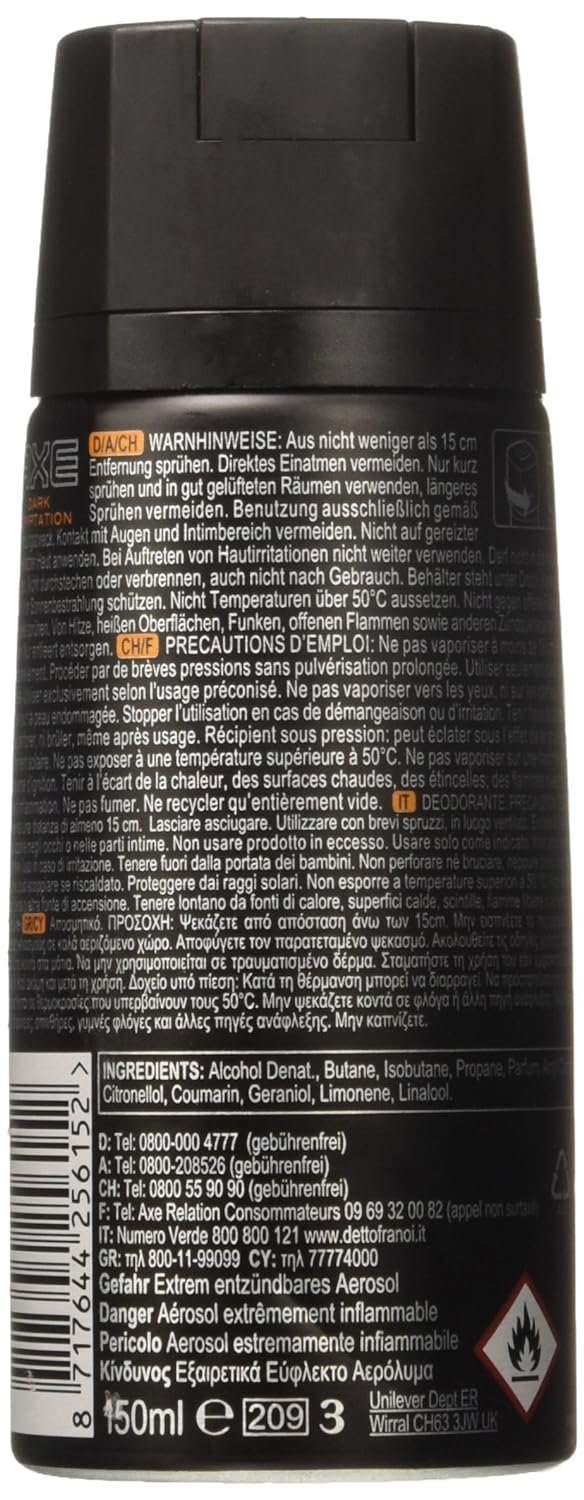 AXE BS 150 ML - DARK TEMPTATION