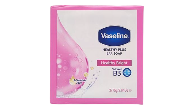 VASELINE BAR SOAP 75 GM 3 PZ (2.64 Oz) - HEALTH BRIGHT