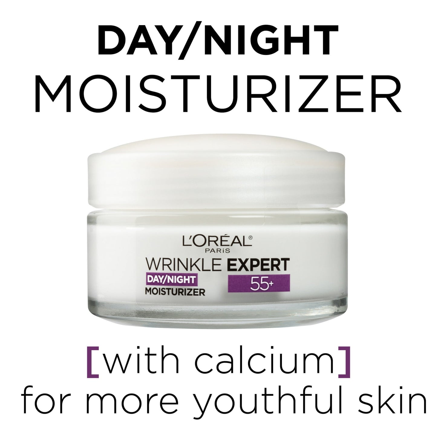 L'Oreal Paris Wrinkle Expert Age 55 Plus Anti-Aging Face Moisturizer, 2.5 fl oz