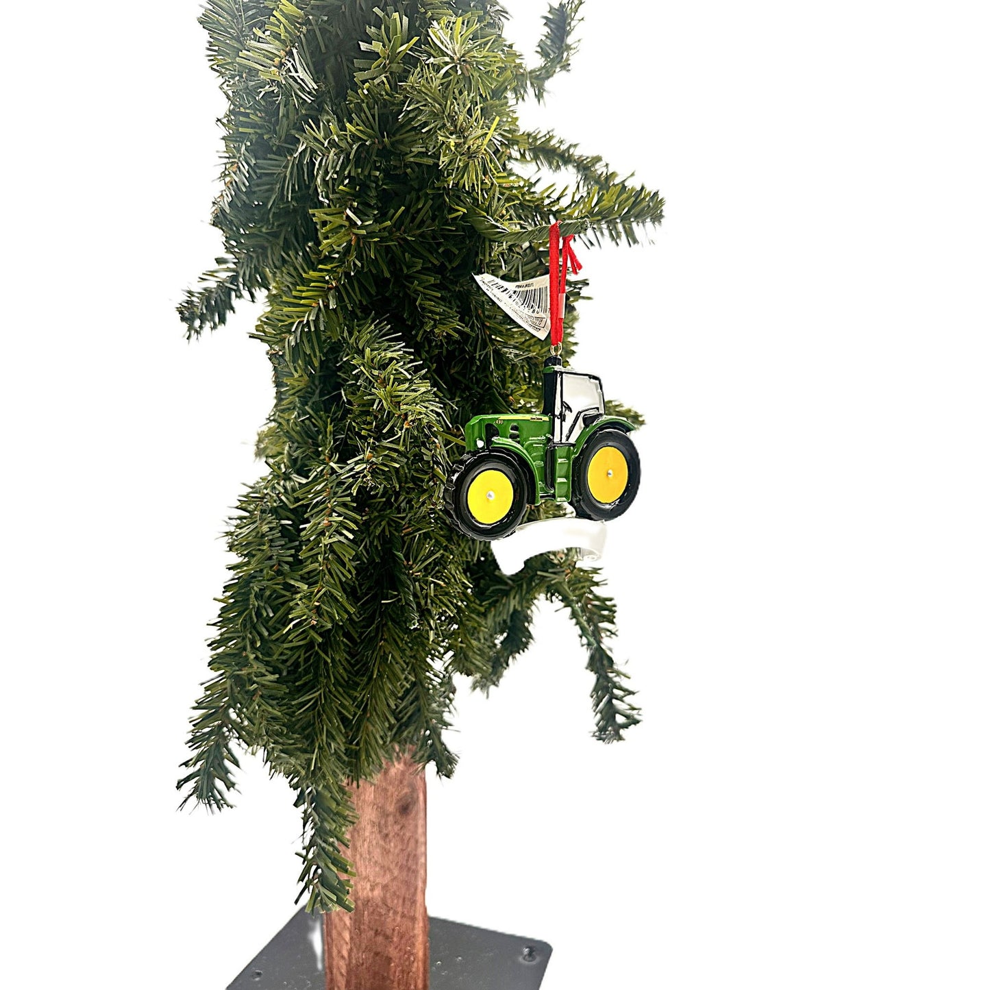 Kurt Adler JOHN DEERE TRACTOR ORNAMENT FOR PERSONALIZATION