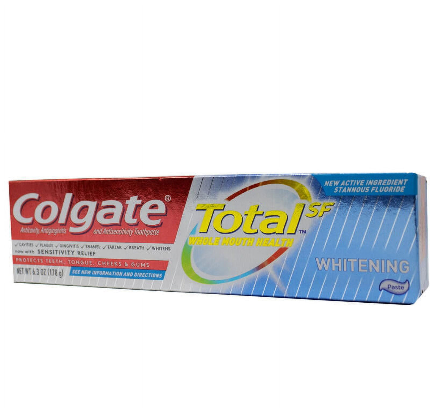Colgate Total Whitening Toothpaste Twin Pack - 6 Ounce (Pack of 2)