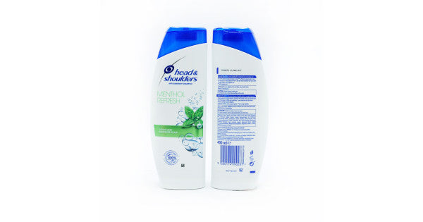 HEAD & SHOULDERS SHAMPOO 400 ML - MENTHOL REFRESH