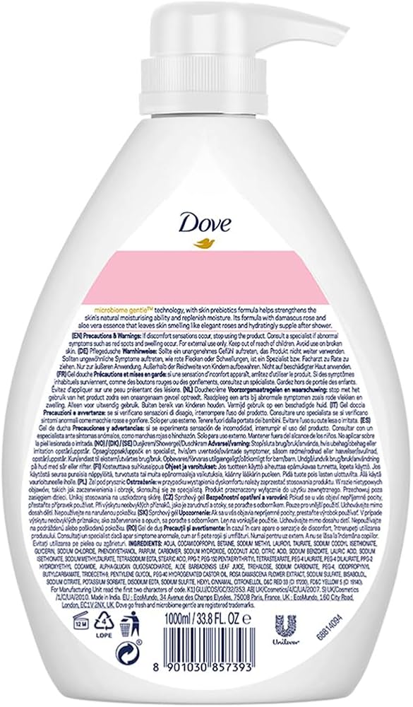 DOVE BW 1L - GO FRE ROSE SOOTHING