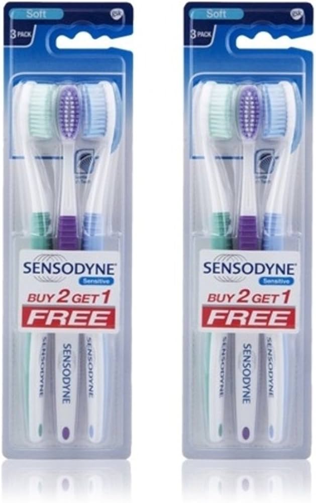 SENSODYNE TOOTHBRUSH PACK OF 3 - SOFT