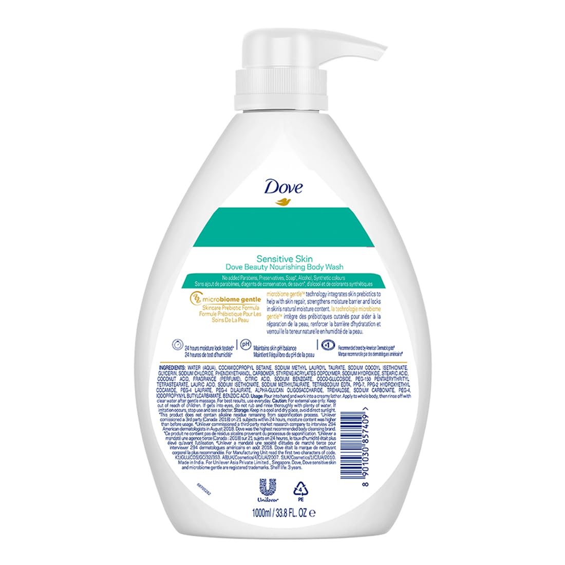 DOVE BW 1L - SENSITIVE SKIN