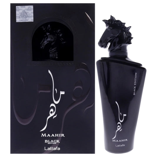 Lattafa Maahir Black Edition , 3.4 oz EDP Spray