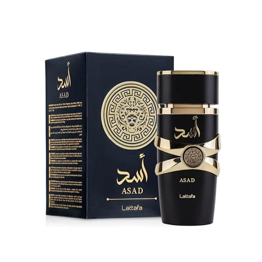 Lattafa Perfumes Asad for Unisex Eau de Parfum Spray, 3.4 OZ