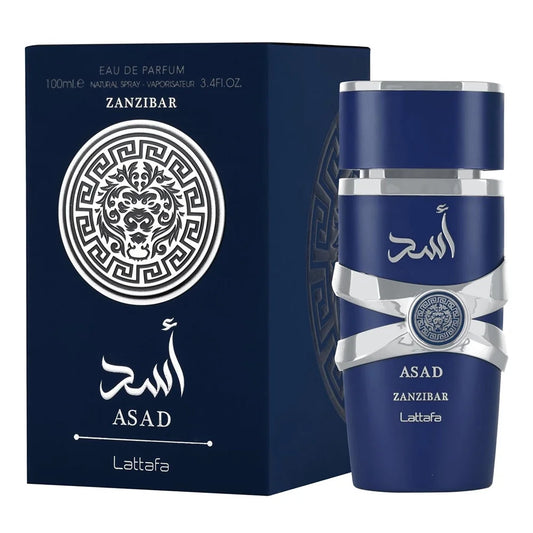 Lattafa Men's Asad Zanzibar EDP 3.4 oz Fragrances