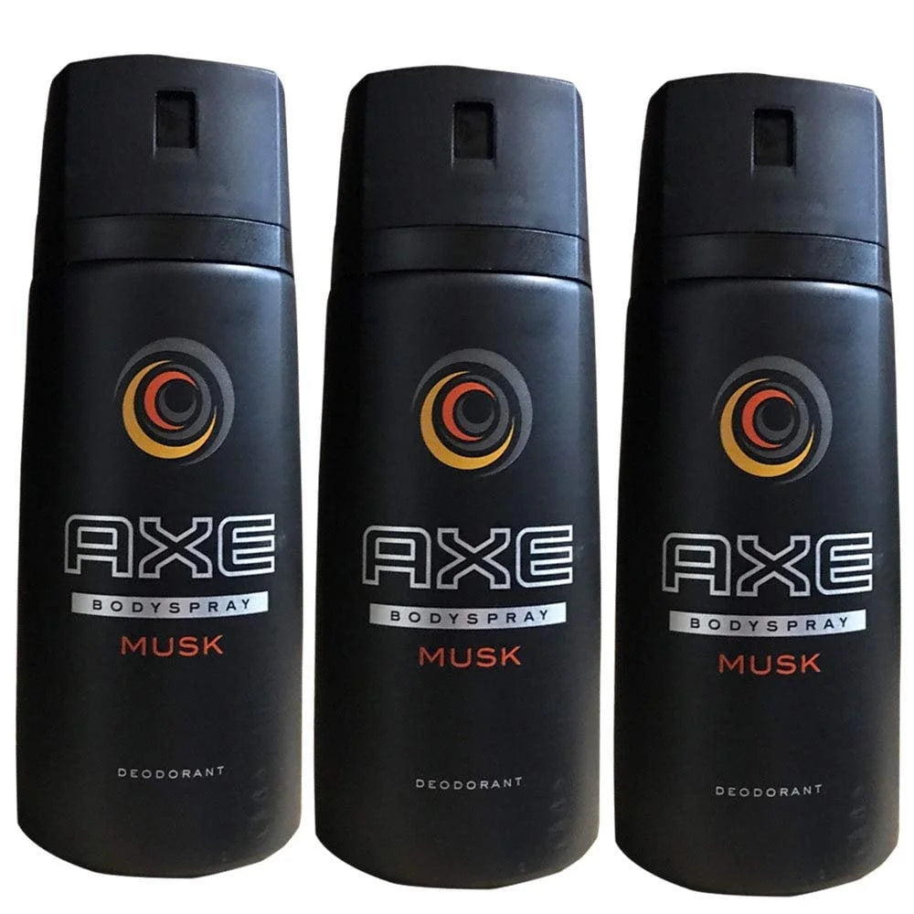 AXE Deodorant Body Spray, Musk - 5 oz 150 ml 3pack