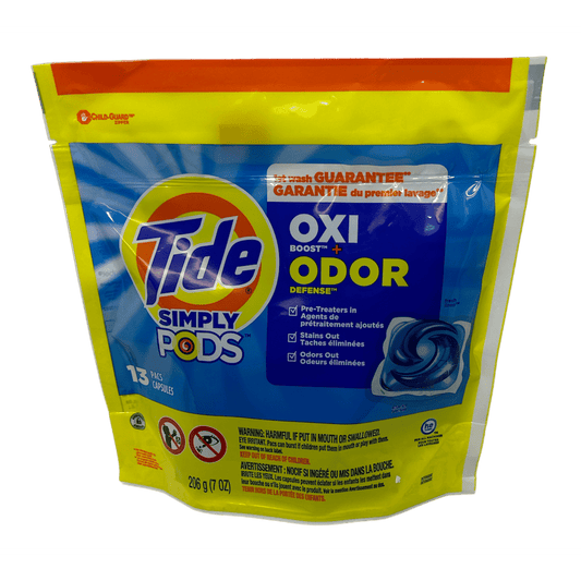 Tide Simply Pods Odor 3in1 Rescue Liquid Laundry Detergent 13 ct