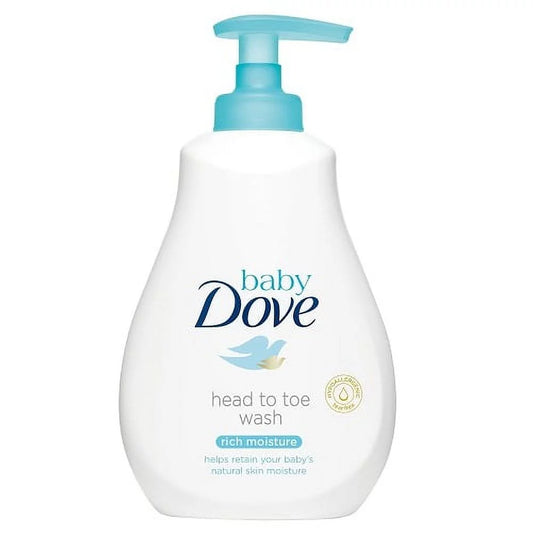 DOVE BABY WASH 200 ML - HEAD TO TOE RICH MOISTURE