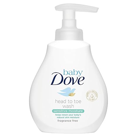 DOVE BABY WASH 200 ML - HEAD TO TOE SENSITIVE MOISTURE