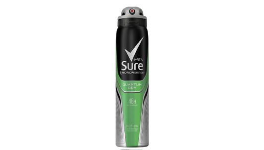 SURE DEO 250 ML - QUANTUM DRY FM (8.4 Oz)