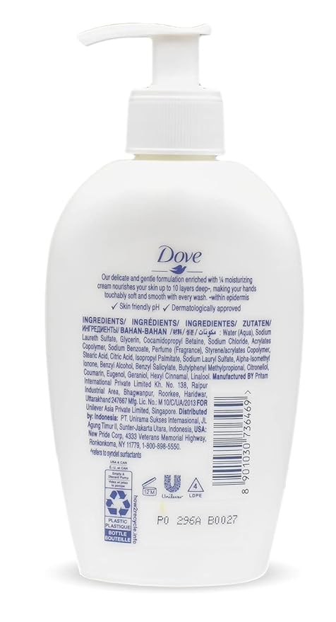 Dove Nourishing Hand Wash Deeply Nourishing 250ml