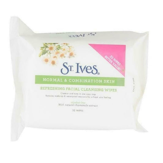 ST IVES FACIAL WIPES - REFRESH 4X35PC