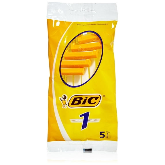 Bic Classic Disposable Razors for Normal Skin - 5 Pack