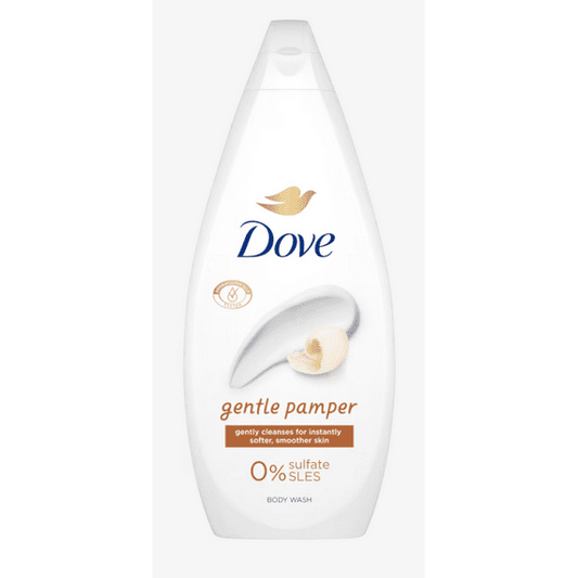 Dove Gentle Pamper Body Wash with Plant-Based Moisturizers, Deep Hydration, Soft, Smooth, and Pampered Skin, 720 mL