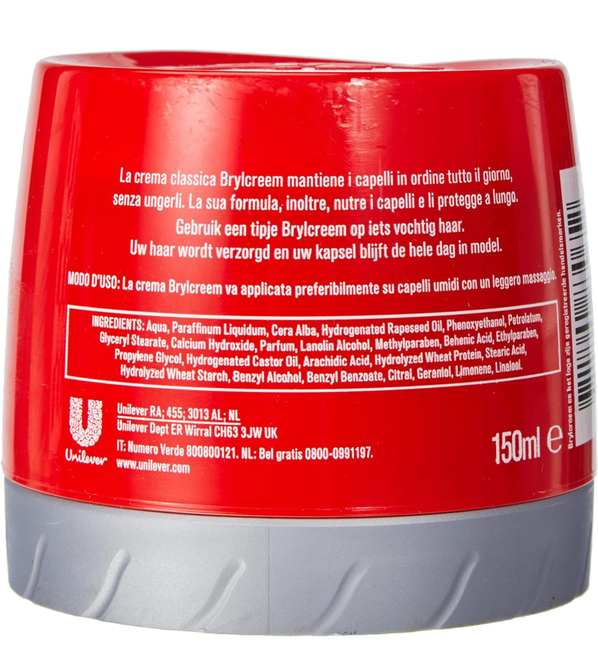 BRYLCREEM HAIRSTYLING CREAM 125 ML - RED ORIGINAL