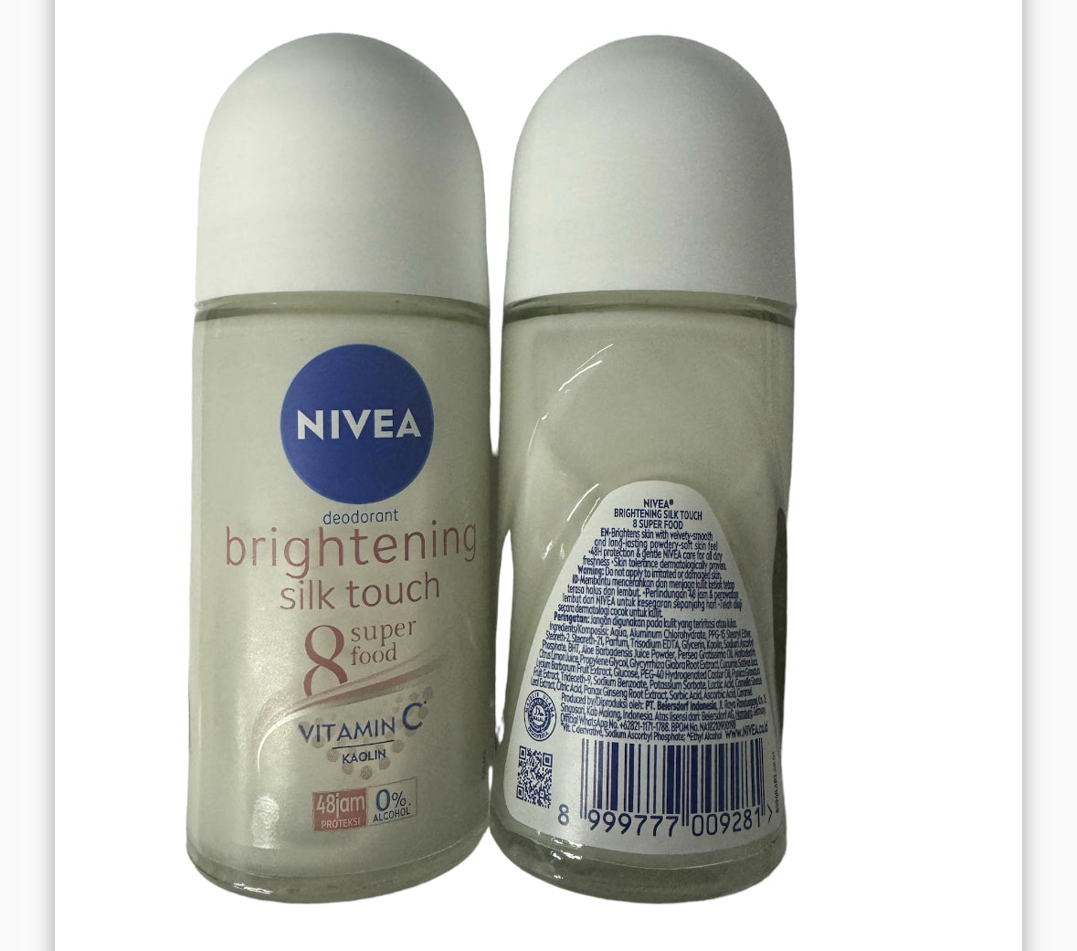 nivea deodorant for women extra brightening Vitamin C 0% Alcohol 50 ML