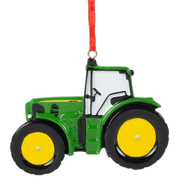 Kurt Adler JOHN DEERE TRACTOR ORNAMENT FOR PERSONALIZATION
