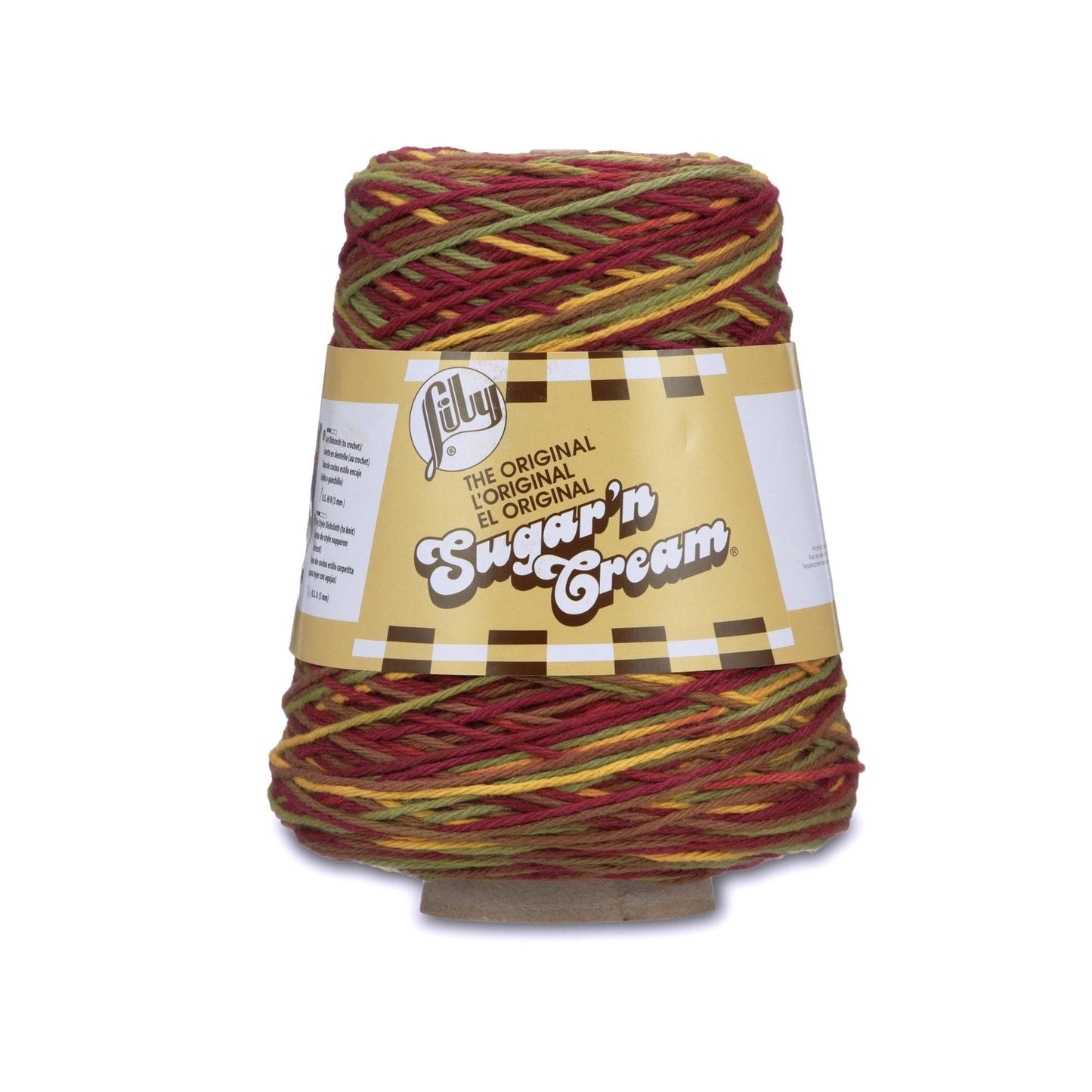 LILY SUGAR'N CREAM CONE YARN (400G/14 OZ), AUTUMN LEAVES OMBRE