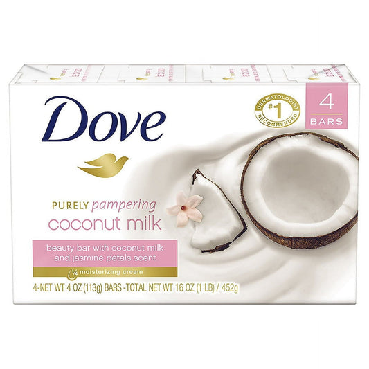 Dove Bar Soap 90 GM 4PK (3.17OZ X 4) 12Pack of 4