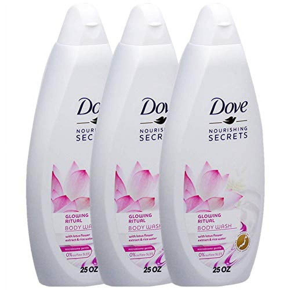 Dove Body Wash 750ML Lotus Flower (2 Pack of 6)