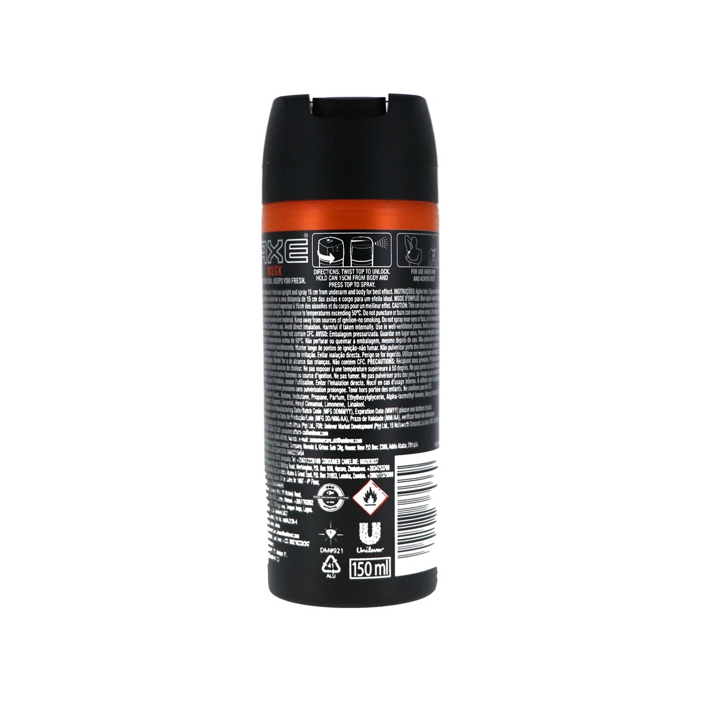 AXE DEO 150ML - MUSK