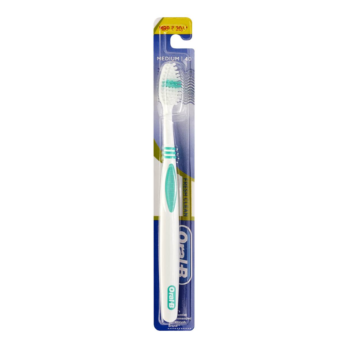 ORAL-B TOOTHBRUSH FRESH CLEAN SINGLE