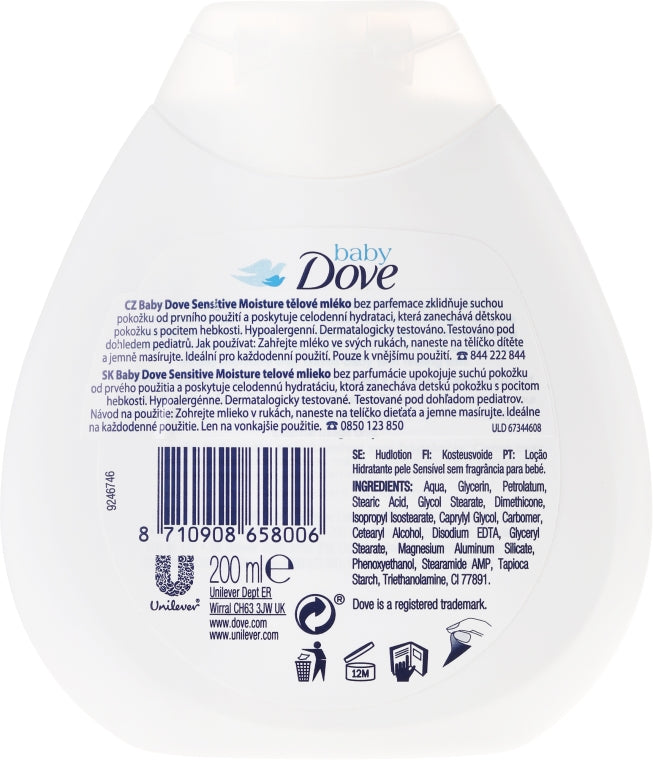 DOVE BABY BODY LOTION 200 ML - RICH MOIST