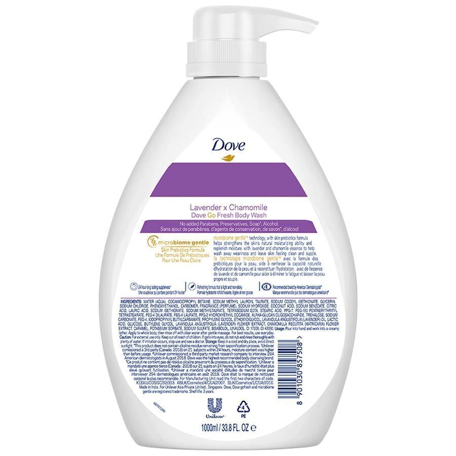 DOVE BW 1L - LAVENDER & CHAMO