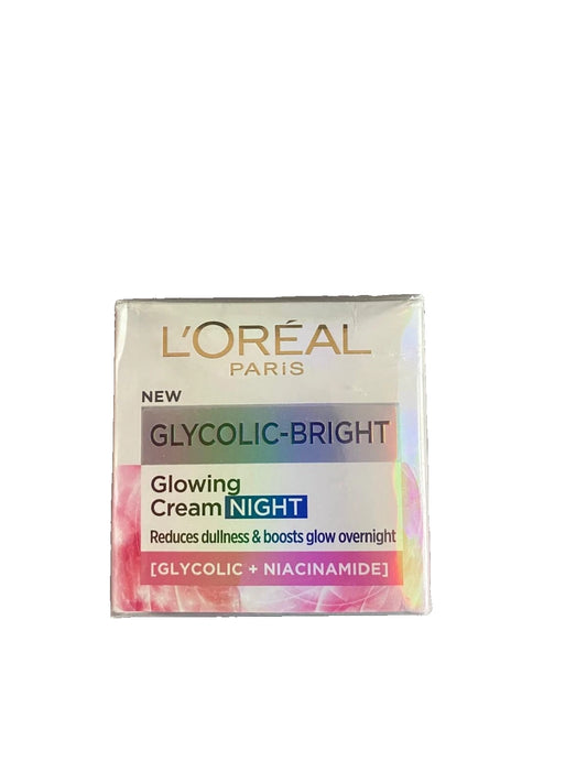 L'OREAL GLYCOLIC BRIGHT NIGHT CREAM 50ML