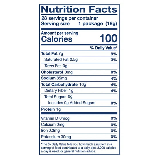 Skinny Pop Popcorn, 0.65 oz, 28-count