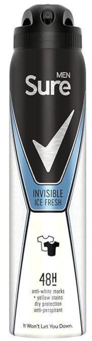 SURE DEO 250 ML - INVIS ICE FRE FM (8.4 Oz)
