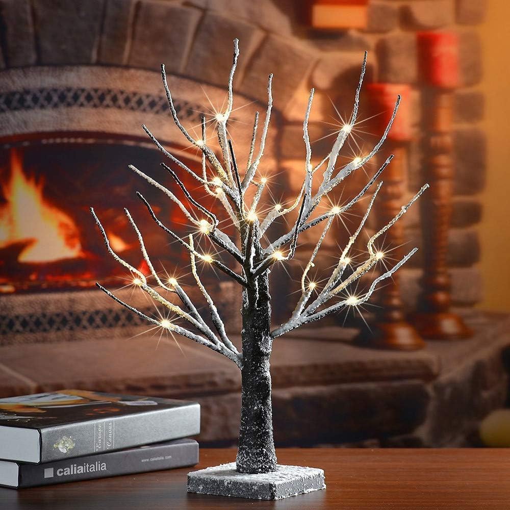 24" LED Snow Tree