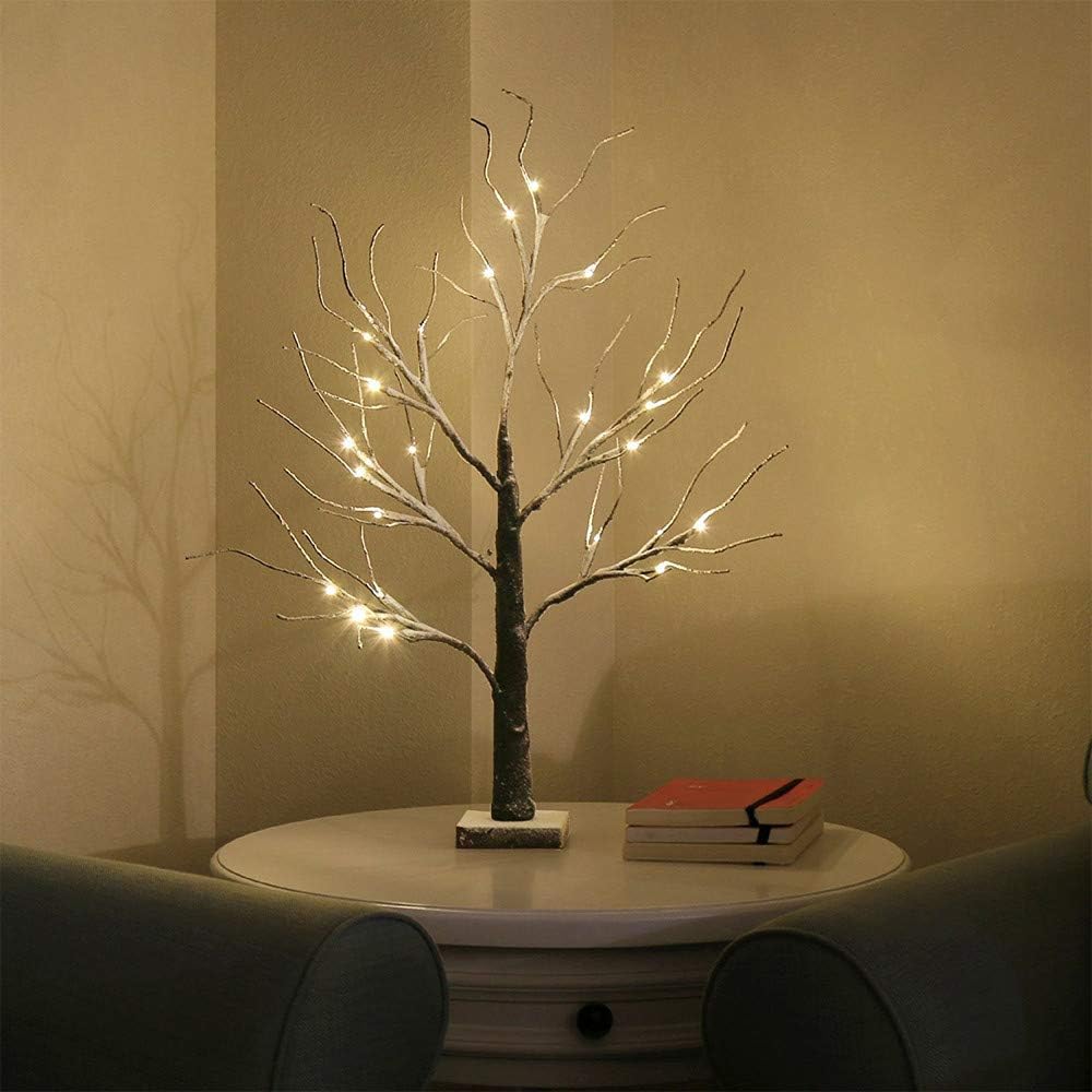 24" LED Snow Tree