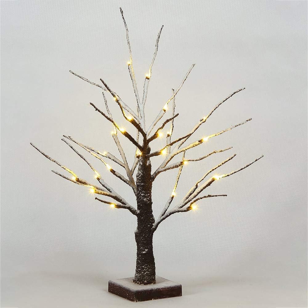 24" LED Snow Tree